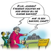 Koopzondag cartoon